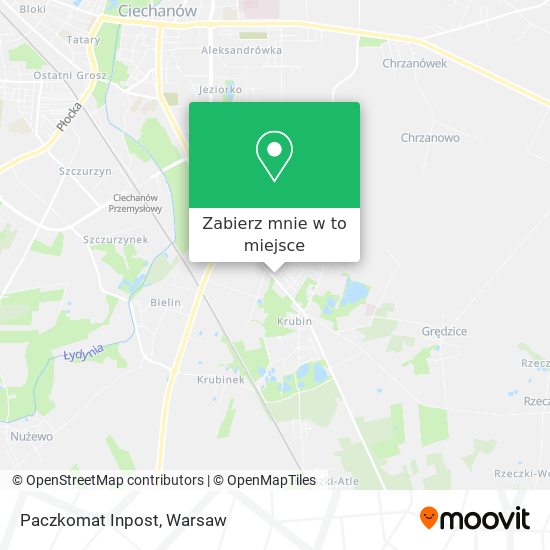 Mapa Paczkomat Inpost