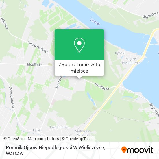 Mapa Pomnik Ojców Niepodległości W Wieliszewie