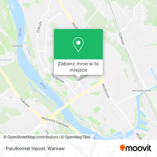 Mapa Paczkomat Inpost