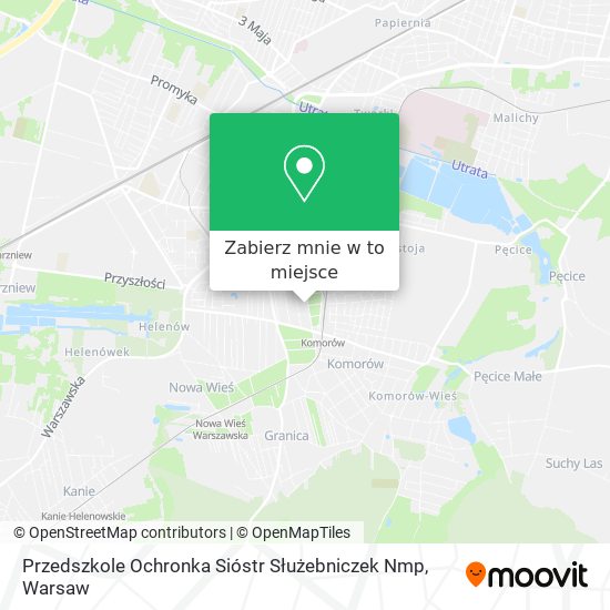 Mapa Przedszkole Ochronka Sióstr Służebniczek Nmp