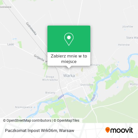 Mapa Paczkomat Inpost Wrk06m