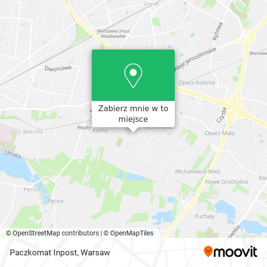 Mapa Paczkomat Inpost