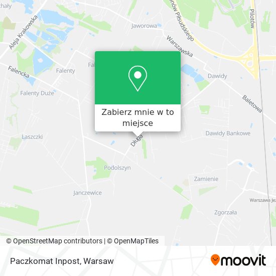 Mapa Paczkomat Inpost