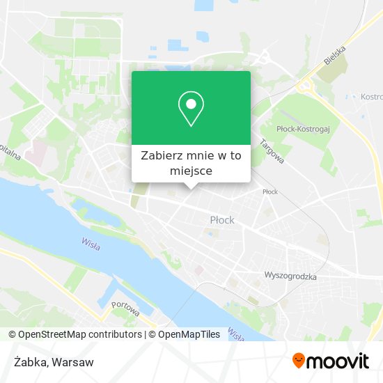 Mapa Żabka