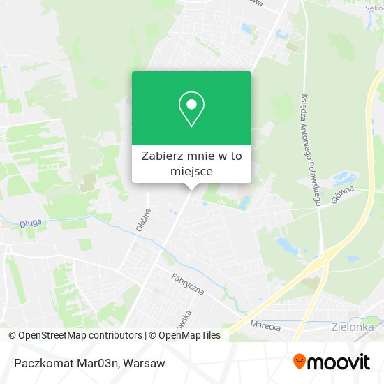 Mapa Paczkomat Mar03n