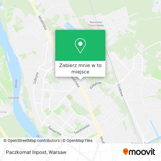 Mapa Paczkomat Inpost