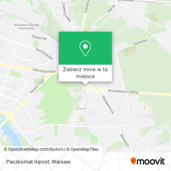 Mapa Paczkomat Inpost