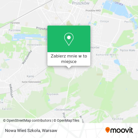 Mapa Nowa Wieś Szkoła