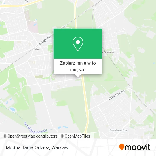 Mapa Modna Tania Odzież