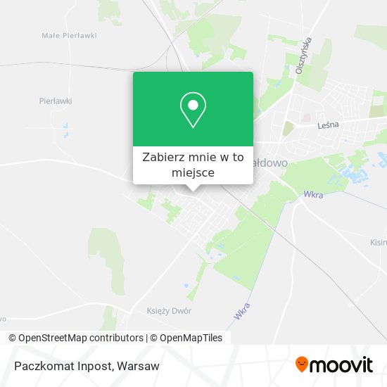 Mapa Paczkomat Inpost