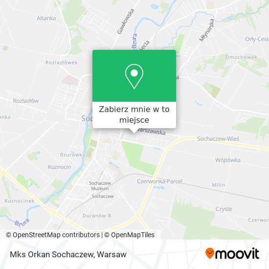 Mapa Mks Orkan Sochaczew