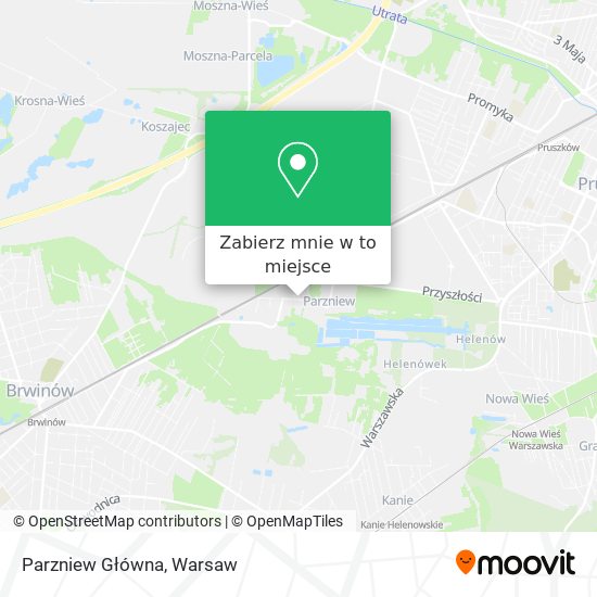 Mapa Parzniew Główna