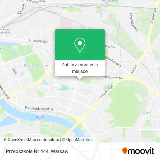 Mapa Przedszkole Nr 444