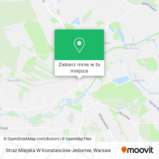 Mapa Straż Miejska W Konstancinie-Jeziornie