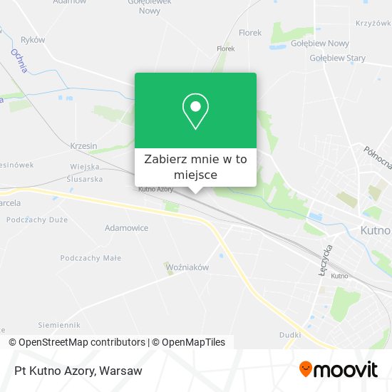 Mapa Pt Kutno Azory