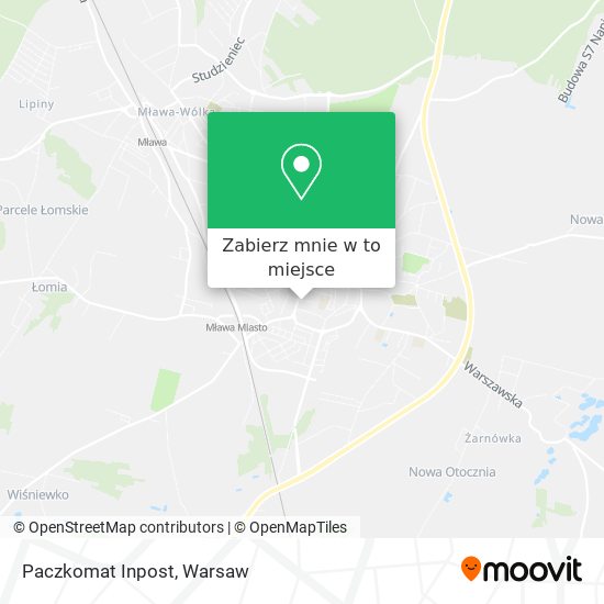 Mapa Paczkomat Inpost