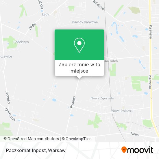 Mapa Paczkomat Inpost