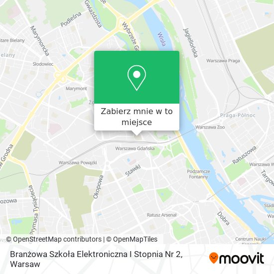 Mapa Branżowa Szkoła Elektroniczna I Stopnia Nr 2