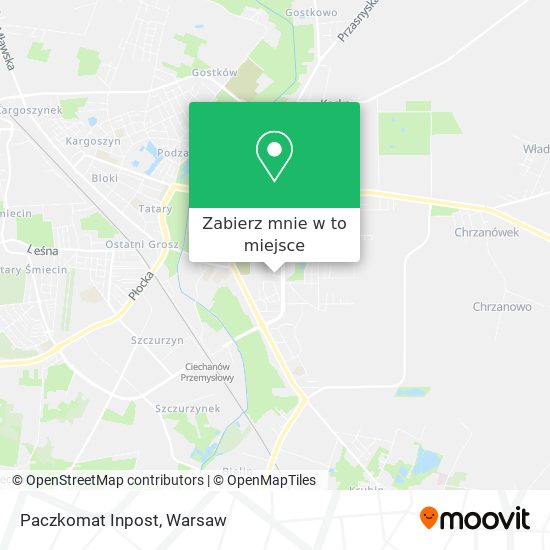 Mapa Paczkomat Inpost