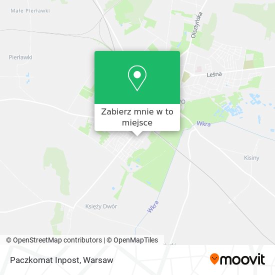 Mapa Paczkomat Inpost