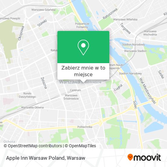 Mapa Apple Inn Warsaw Poland