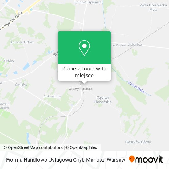 Mapa Fiorma Handlowo Usługowa Chyb Mariusz