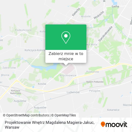 Mapa Projektowanie Wnętrz Magdalena Magiera-Jakuc