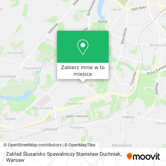 Mapa Zakład Ślusarsko Spawalniczy Stanisław Duchniak