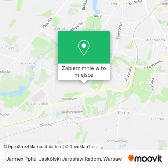 Mapa Jarmex Pphu. Jaskólski Jarosław Radom