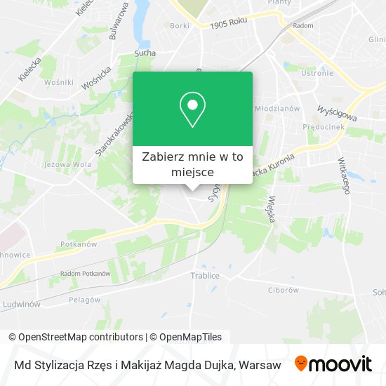 Mapa Md Stylizacja Rzęs i Makijaż Magda Dujka