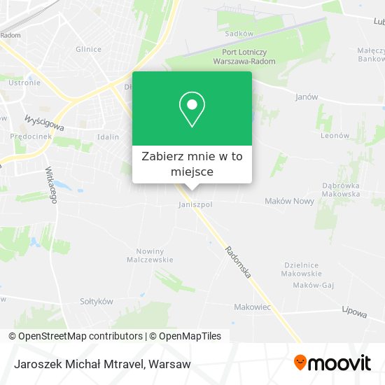 Mapa Jaroszek Michał Mtravel