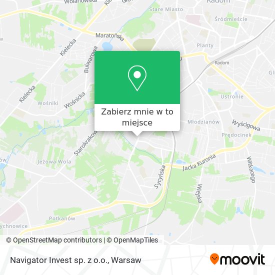 Mapa Navigator Invest sp. z o.o.