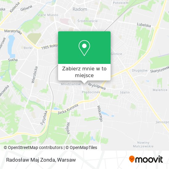 Mapa Radosław Maj Zonda