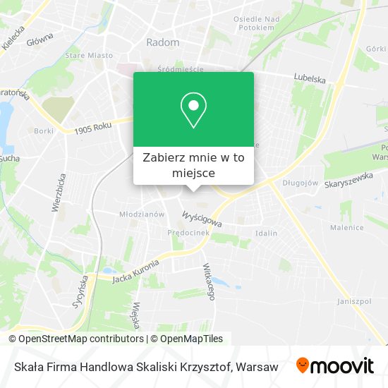 Mapa Skała Firma Handlowa Skaliski Krzysztof