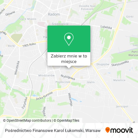 Mapa Pośrednictwo Finansowe Karol Łukomski