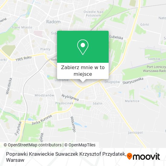 Mapa Poprawki Krawieckie Suwaczek Krzysztof Przydatek