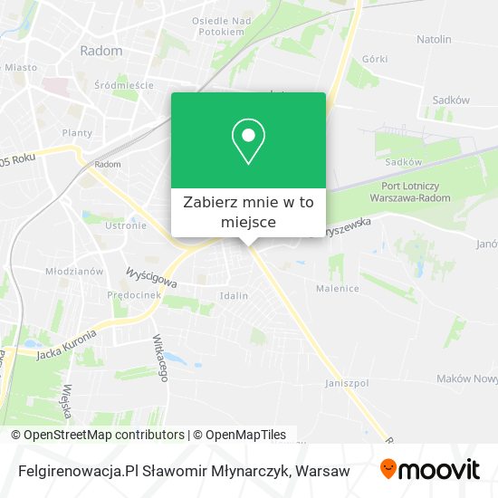 Mapa Felgirenowacja.Pl Sławomir Młynarczyk