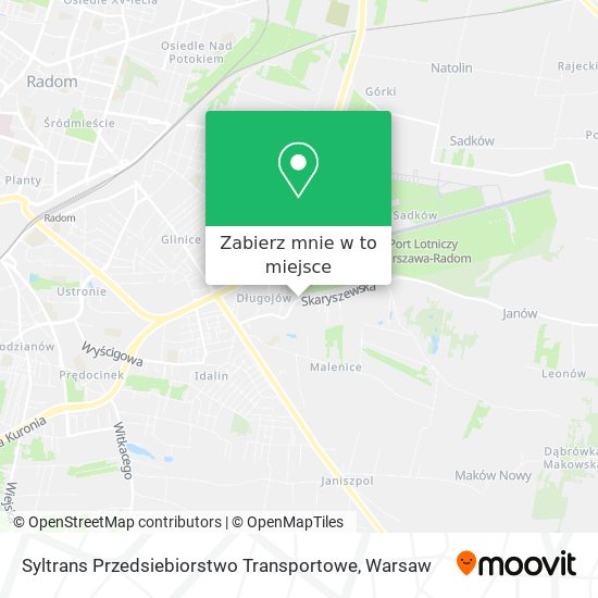 Mapa Syltrans Przedsiebiorstwo Transportowe