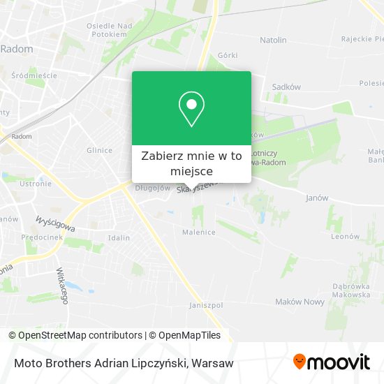 Mapa Moto Brothers Adrian Lipczyński