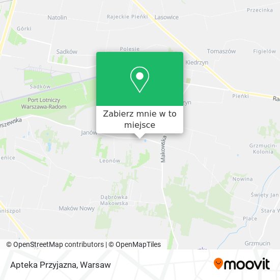 Mapa Apteka Przyjazna