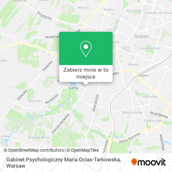 Mapa Gabinet Psychologiczny Maria Ocias-Tarkowska