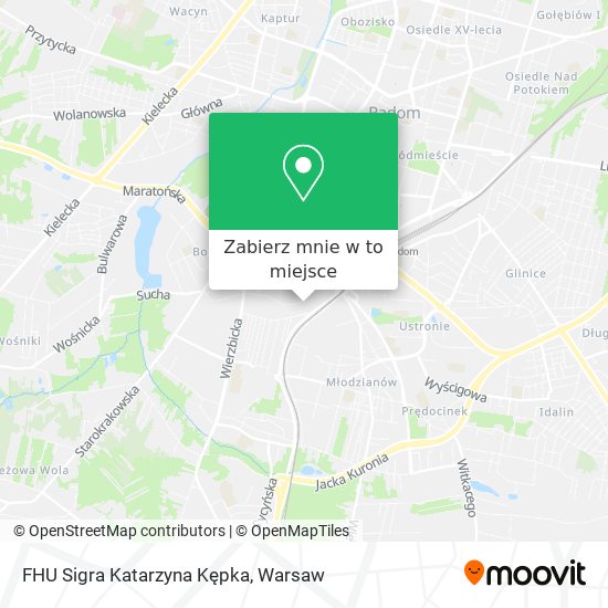 Mapa FHU Sigra Katarzyna Kępka