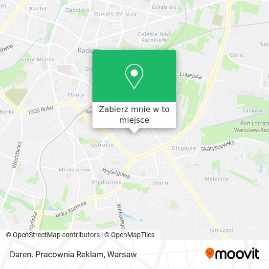 Mapa Daren. Pracownia Reklam