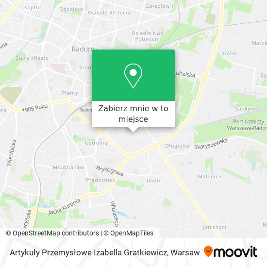 Mapa Artykuły Przemysłowe Izabella Gratkiewicz