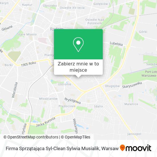 Mapa Firma Sprzątająca Syl-Clean Sylwia Musialik