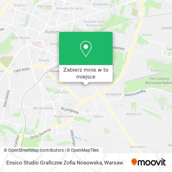 Mapa Ensico Studio Graficzne Zofia Nosowska