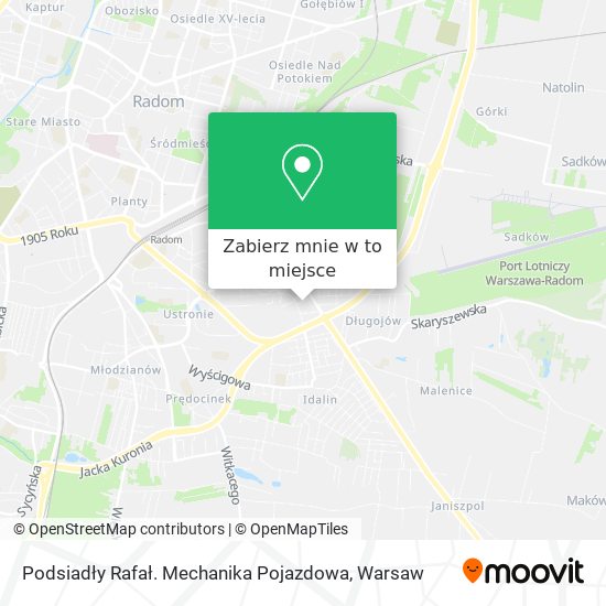 Mapa Podsiadły Rafał. Mechanika Pojazdowa