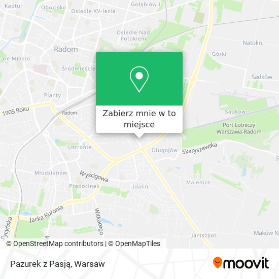 Mapa Pazurek z Pasją