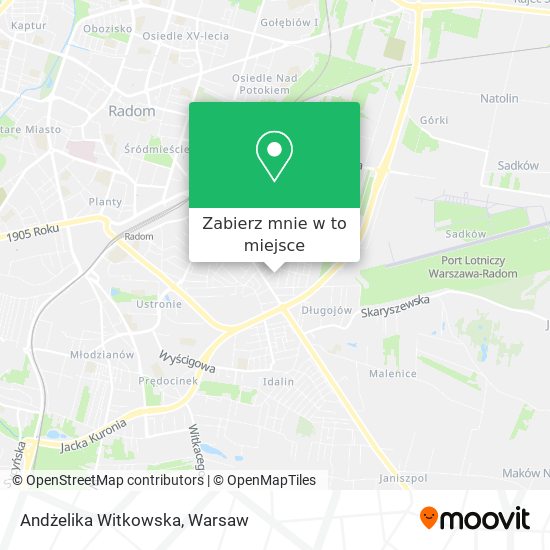 Mapa Andżelika Witkowska