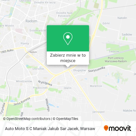 Mapa Auto Moto S C Maniak Jakub Sar Jacek